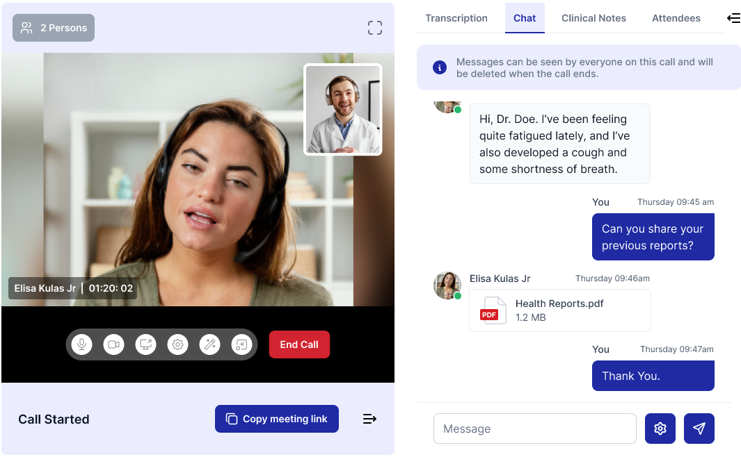 Secure Video Visits, Built In
