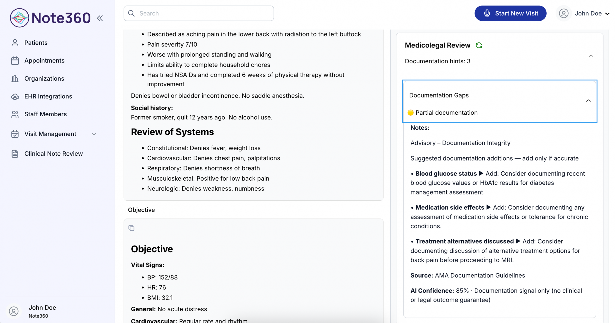 Medicolegal Risk Review